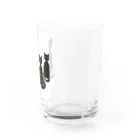 horoscope のネコクロ Water Glass :right