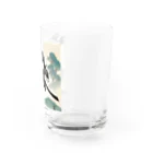 忍者の忍者のイラストグッズ Water Glass :right