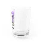 kazu_gの弁財天（切抜きロゴ/淡色グッズ用） Water Glass :right