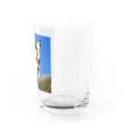 No planの吠えるオオカミ Water Glass :right