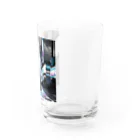  Neo Nature Threads（ネオ ネイチャー スレッズ）のモノクロ未来都市シルエットコート Water Glass :right