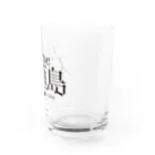 地名・観光地おしゃれグッズ製作所のiLOVE石垣島（タイポグラフィBLACK） Water Glass :right
