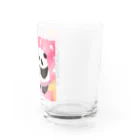 人生を笑いに変えるアートのきゅんきゅんパンダ Water Glass :right