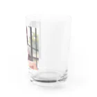 ワンダーワールド・ワンストップのロングヘアのかわいい女性のグッズ Water Glass :right