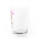 CATLESのCATLES パインキャット キジトラ猫とパイナップル Water Glass :right