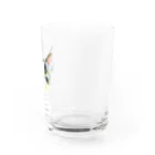 Rikonic -oilpastel-のハチワレねこ Water Glass :right