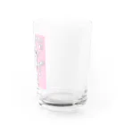 ライカのお店屋さんのKAWAII女の子（桃色） Water Glass :right