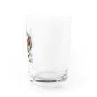 だーのハワイアンドッグ　モカちゃん Water Glass :right