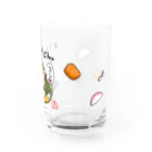 旅猫王子れぉにゃん👑😼公式(レイラ・ゆーし。)のキツネうどん☆れぉにゃん Water Glass :right