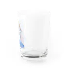 xxIPPOxxの月の光のように輝く銀髪の妖精の王女 Water Glass :right