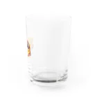 ronmanganのHappyマウスグレー Water Glass :right