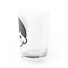 ashitakara_honkidasuのboy_line black Water Glass :right