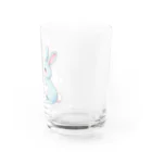 ゆるふわショップのゆるふわうさぎ Water Glass :right