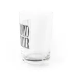BLACK SHEEP ORIGIN SUZURI SHOPのUNDERGROUD DREAM BELIEVER Water Glass :right