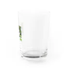 フリーダムのどこかを見つめている小鳥 Water Glass :right