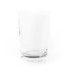 sakuranonakanoharunokazeの花束柄loveandpeace Water Glass :right