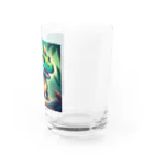 かわいいグッズのかわいい恐竜 Water Glass :right