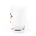 こどもと私の絵や粘土の花瓶に入った星の花 Water Glass :right