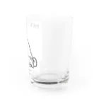 abiko328の柴犬トレジャーズ　ブラック Water Glass :right