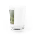 B-ossTonのキュートなボストンテリアのグッズ Water Glass :right