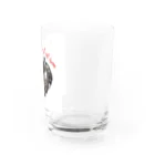 Love and peace to allの鉄の心臓が欲しい Water Glass :right