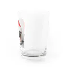 isshi1002のXmas Pug Water Glass :right