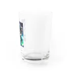 dcgnori／ワンコ画像のナイト、ドライバー、マーシー Water Glass :right