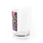 yt shopのサイケな自然イラストグッズ Water Glass :right