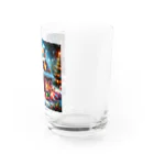 Chee & MarkusのChristmas Candy House Water Glass :right