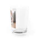 iramaraseのねこ赤 Water Glass :right