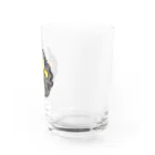 PALA's SHOP　cool、シュール、古風、和風、の紋章　design１ Water Glass :right