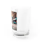 ✨🌏TCHD LLC SHOP🌏✨のノリノリスケボー猫ちゃん🐈🛹✨ Water Glass :right