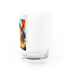 Pixel Questのドラゴンブレイズナイトティー Water Glass :right