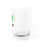 WINE 4 ALLの国旗とグラス：ブラジル（雑貨・小物） Water Glass :right