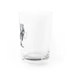 bui0000の幻獣　白虎 Water Glass :right