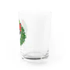 k-shopのクリスマスリース Water Glass :right