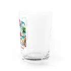 TACHYONJAPANのMerry Christmasシリーズ　サンタのサマークリスマス」 Water Glass :right