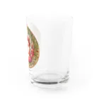 アルパカ社長のパカちゃんねる 公式グッズのアルフォンス・パカ 「四季・秋」 Water Glass :right