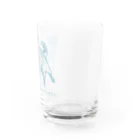 ペッチャリーノ・ヘチマチョフのネコ (blue) Water Glass :right