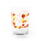 junichi-goodsのバルーン文字「SMILE」（赤色系） Water Glass :right