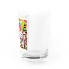 DesignDreamerの光輝く福招き猫 Water Glass :right