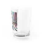 Artful Whiskersの一人旅の少女 Water Glass :right