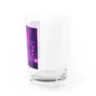 3tomo6's shopのpurple Water Glass :right