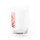 ctrlz-kobitoのピンクの丘のクラフトトカゲ Water Glass :right