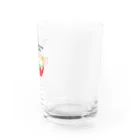 ポンキチはうすの緑茶でリラックス猫 Water Glass :right