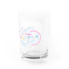 usabit.のぐっず屋さんの雨蜜ふぁるまロゴ Water Glass :right