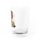 komeの花と鳥 Water Glass :right