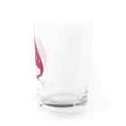 Tulippaのしかめっつらのいちごちゃん Water Glass :right