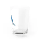 渦のおみせやさんのローポリなイルカくん Water Glass :right