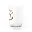 やさぐれちゃんの春の花と猫 Water Glass :right